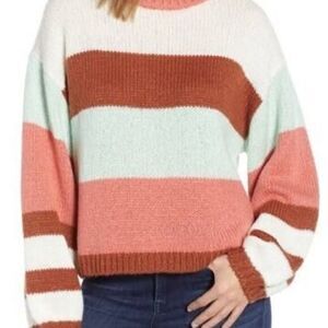 BP • Color Block Stripe‎ Sweater Crewneck 1X nwot